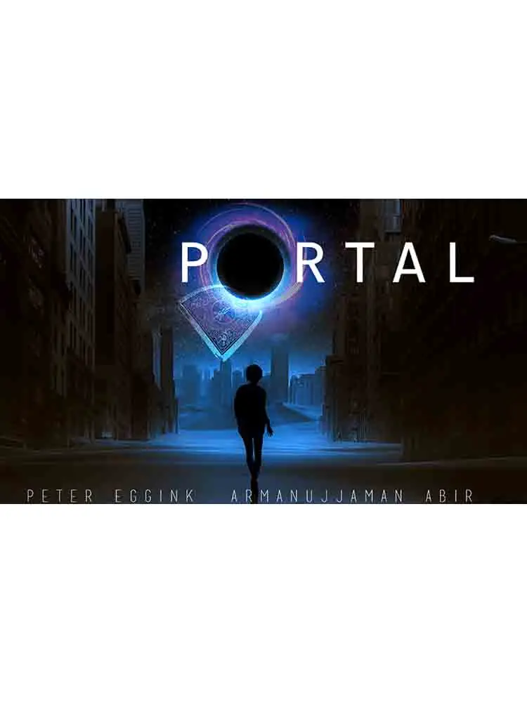 PORTAL (Gimmicks) By Peter Eggink Card Magic and Trick Decks Close Up Magic Props Illusions Street Mentalism Caja Misteriosa