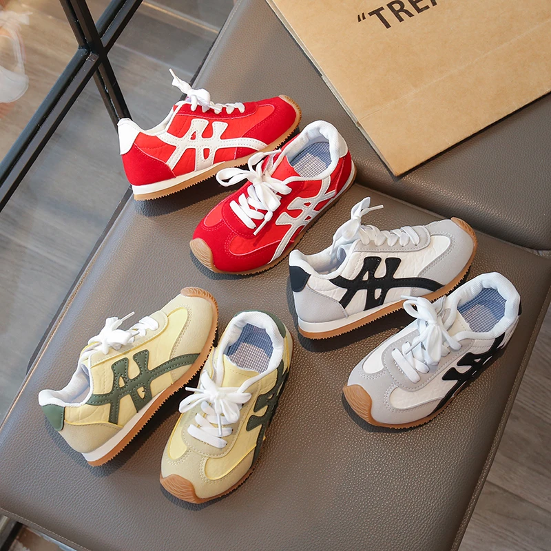 

Casual Forrest Gump Children's Shoes Boys Girls Soft Bottom Not Tired Feet Sport Shoes Summer New Colorblocking Running Sneakers