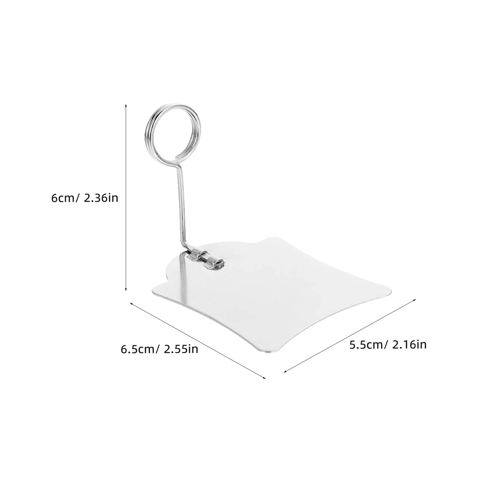5pcs Price Tag Holder Small Medium Pop Up Sticker Clip For Supermarket Pharmacy Food Label Display Desk Sign Stand Metal Label