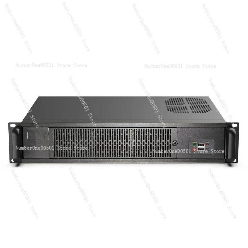 New 2U Chassis Mini Industrial Control Server Direct Plug Lower Hard Disk Enterprise Hotel Air Cooled Silent Simple Fan
