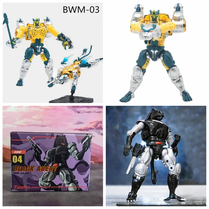 

TransArt Transformation TA BWM-03 BWM-04 Ravage BWM03 BWM04 Cheetor Beast War Action Figure KO Robot Model Toys