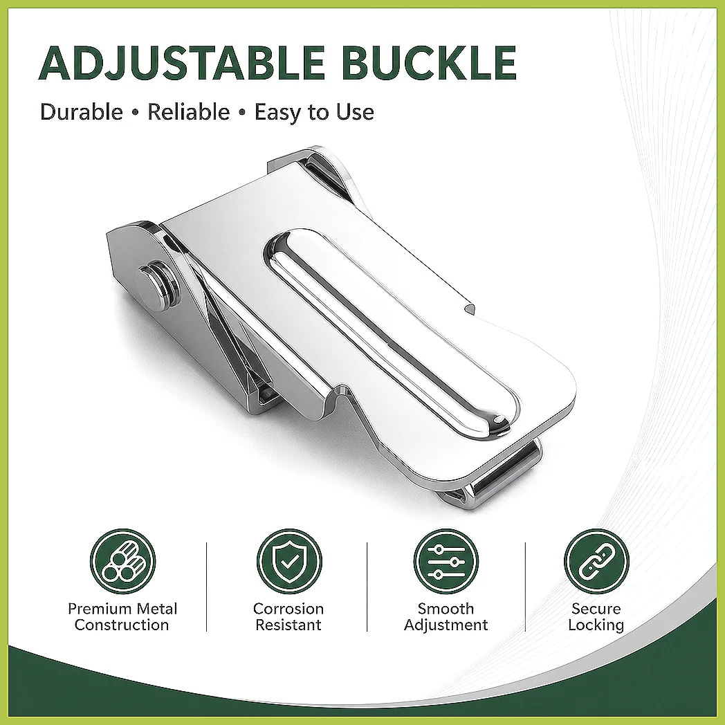 Adjustable Industrial Toggle Latch Clamp for Shredder Cabinet Mechanical Equipment Lid Hasp Lock Buckle Heavy Duty Hardware