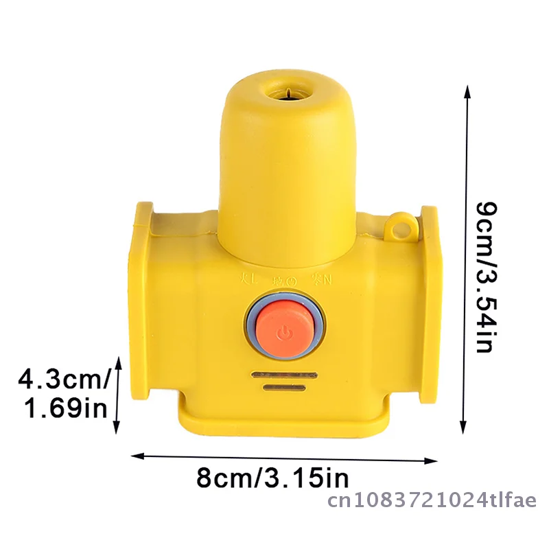 

1 шт. заземляющая розетка с переключателем, розетка с несколькими вилками, желтая резиновая заглушка для кабельной доски