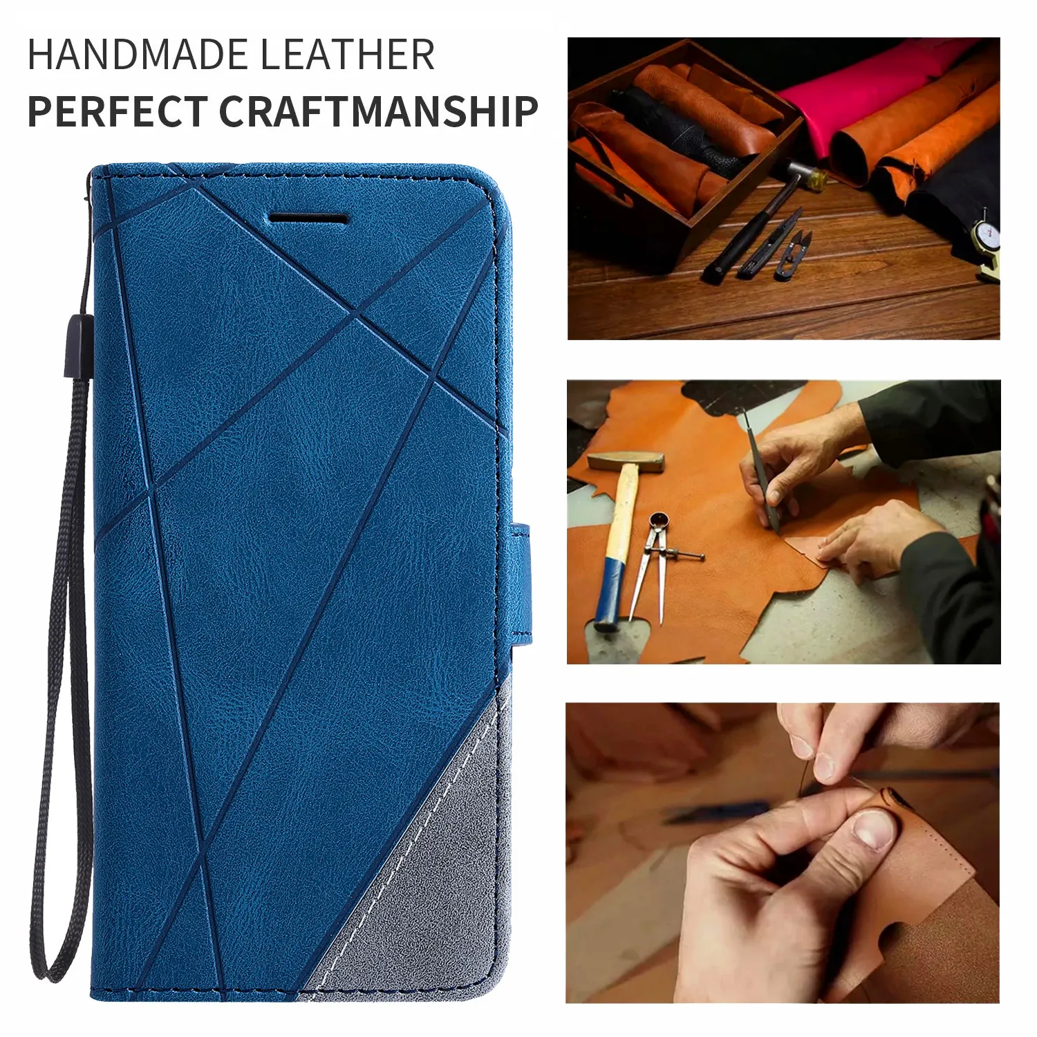 Flip Case For Xiaomi POCO F3 M3 M4 X3 NFC Redmi 9A 9C 9T Note 11 10S 7 8T 9S Pro Leather Wallet Case Stand Cover Phone Coque