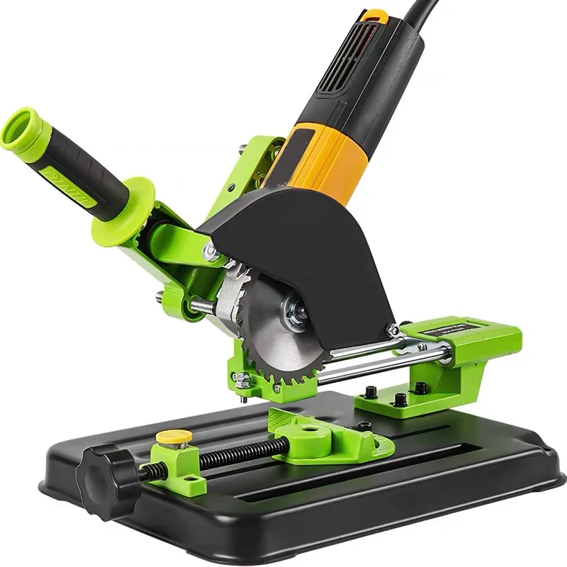 Multi-Function Desktop Pull Rod Small Hand Angle Grinder Fixed Universal Bracket Grinder Modified Cutting Machine Table Saw