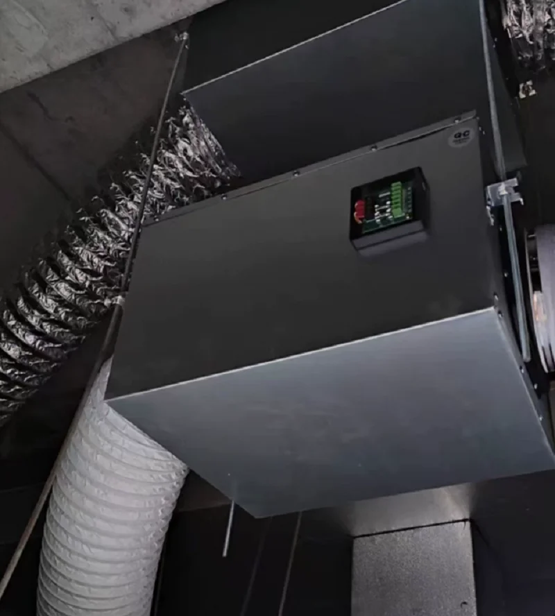 220V Silent Commercial Ventilation Fan Powerful Exhaust Air Blower Box Type Fresh Air System DW