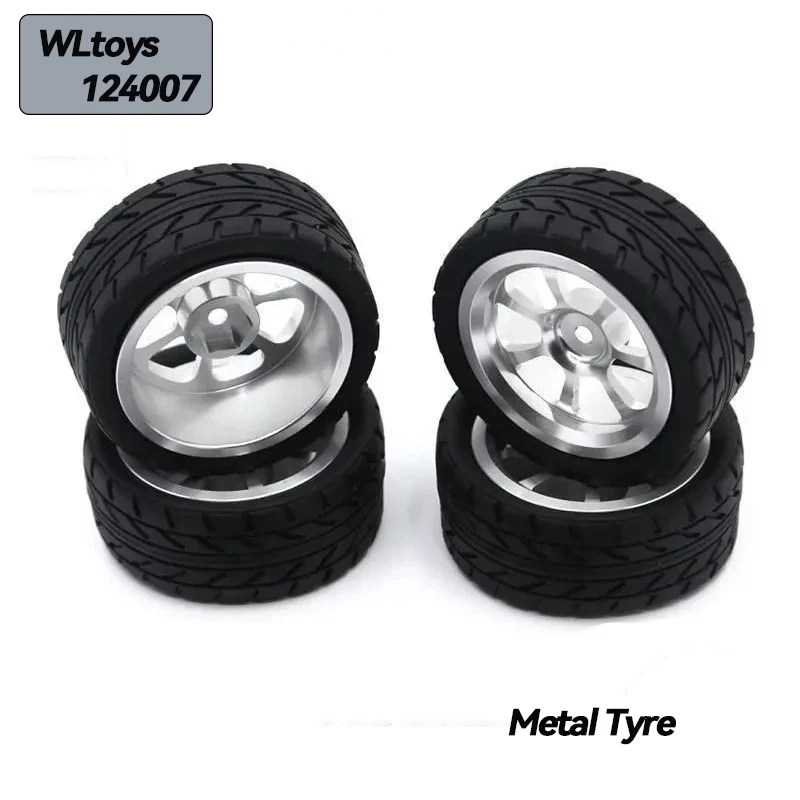 Wltoys 124007 124017 124019 1/12 금속 꼬리 날개 마운트 고정 브래킷 RC 자동차 업그레이드 부품 액세서리 자동차 액세서리