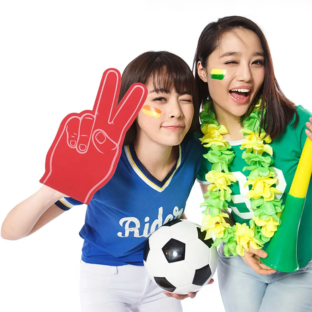 6pcs Fingers Cheering Hand EVA Fan Prop Sports Soccer Basketball Parties Cheerleading Gift For Girls Cheerleading Gift Team