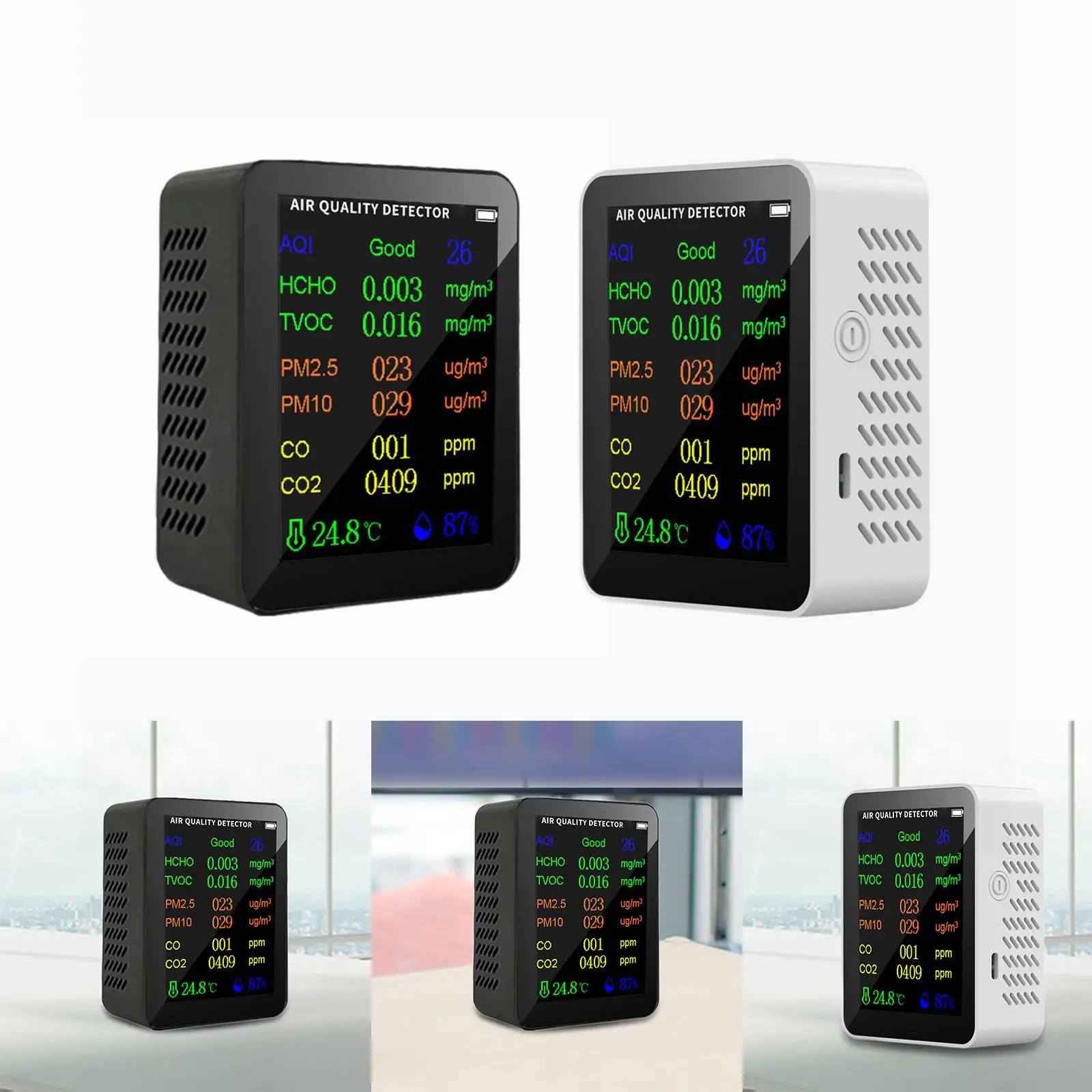 

Измеритель качества воздуха в помещении Профессиональный анализатор воздуха для внутреннего кухонного офиса