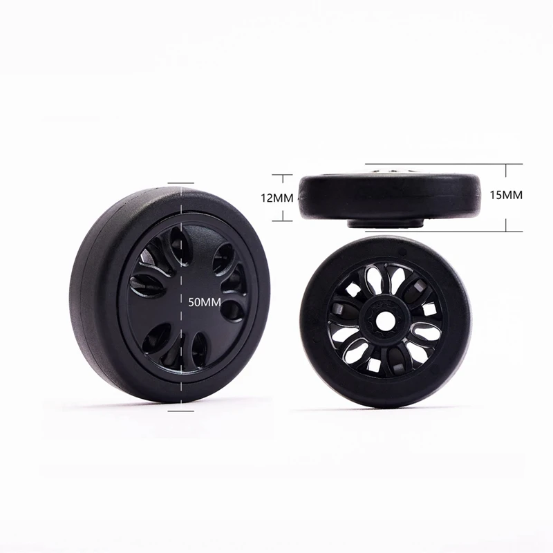 Luggage Accessories Wheels Aircraft Suitcase Pulley Rollers Mute Wheel Wear-Resistant Parts Repair