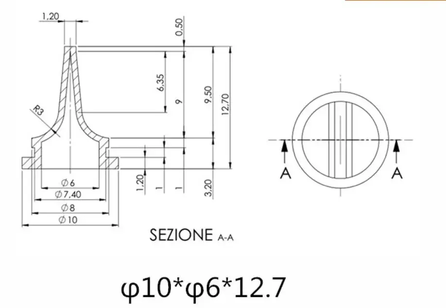 10 * 6 * 12.7MM Medical Equipment Dedicated Food Grade Rubber Silicone Duckbill Valle Silicone Check Valve 10*6*12.7MM 2026 Year