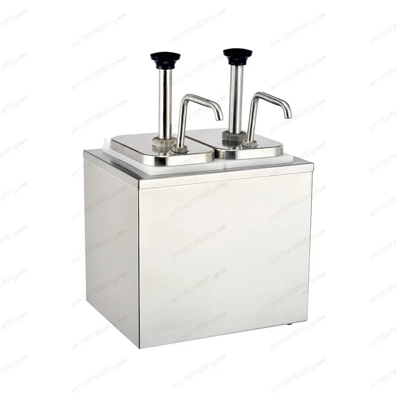 Commercial Restaurant Catering food warmer Stainless Steel Tabletop Ketchup condiment pump Sauce dispenser with 2 /3/4 tanks