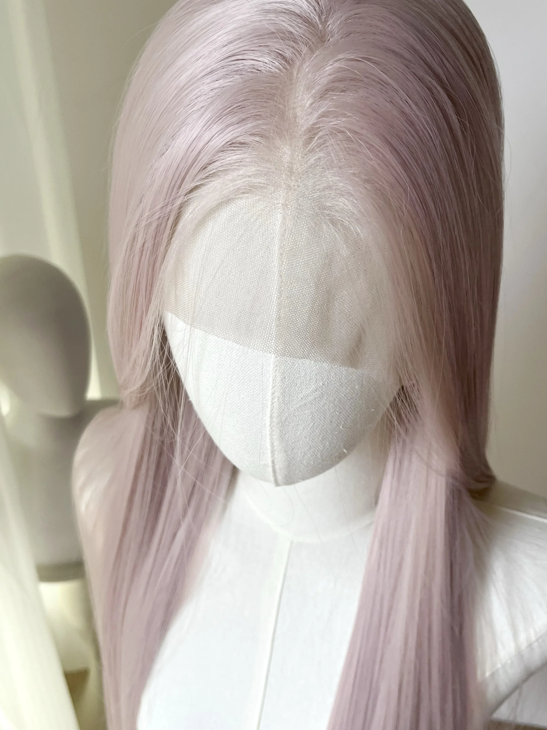 Ice Pink Wig for Women 13*4 Lace Front Wigs Long Straight Nature Hair Wigs Cute Lolita Synthetic Lace Front Wig Drag Queen
