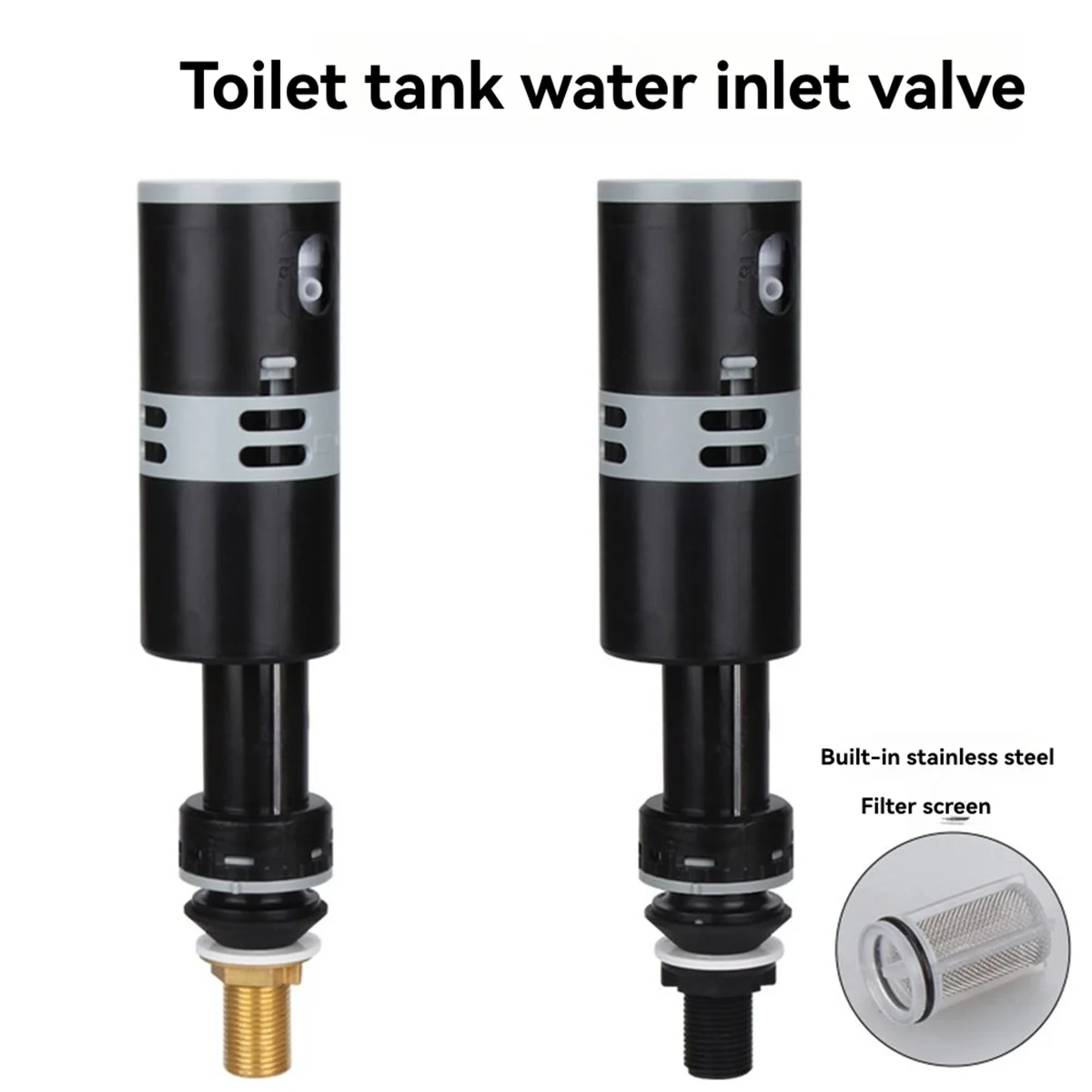 A002 Высокопроизводительный универсальный сменный комплект заправочного клапана для унитаза — тихая и быстрая заполняющая латунь, простая в установке