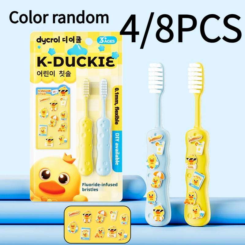 4/8Pcs Children's Toothbrushes, Non-Irritating to Gums, Deep Cleaning Toothbrushes, Essential for Home, Great Holiday Gifts, Strong Cleaning Power, Cares for Children's Teeth, Christmas Gift