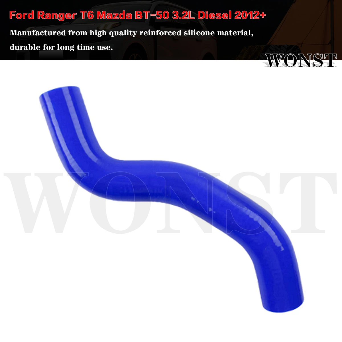 

Silicone Radiator Hose Kit For Ford Ranger T6 Mazda BT-50 3.2L Diesel 2012-ON