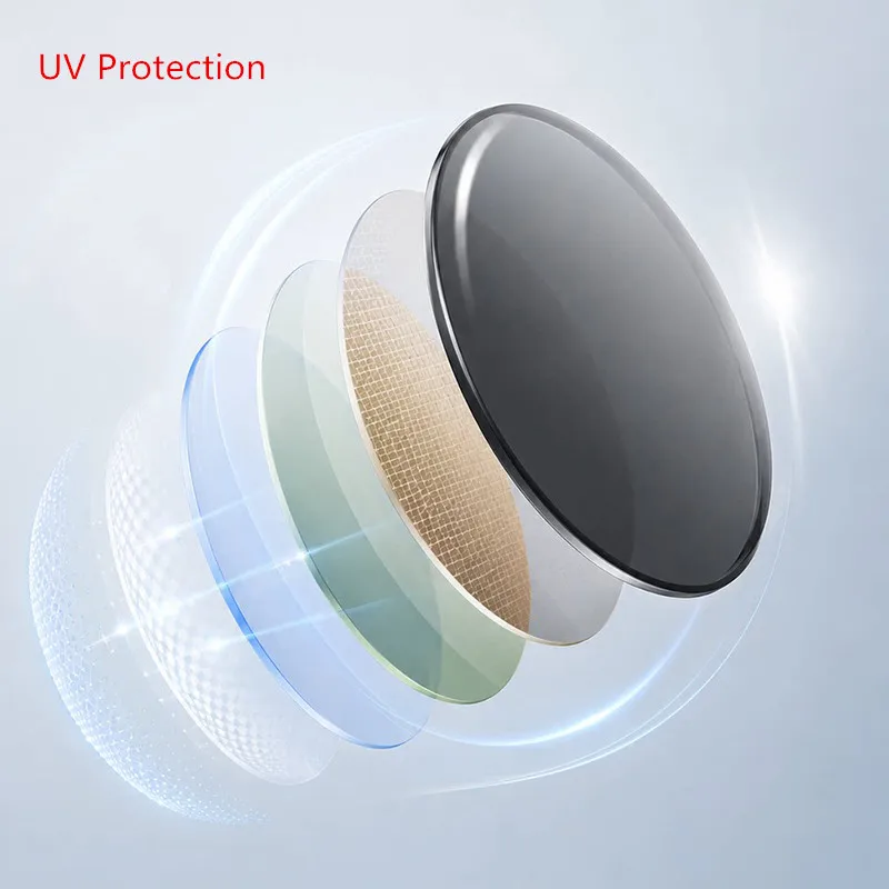 MR-8 Driving Photochromic Grey Lenses 1.61 1.67 Optical Prescription Lens Interior Color Change UV Protection Transition Lenses