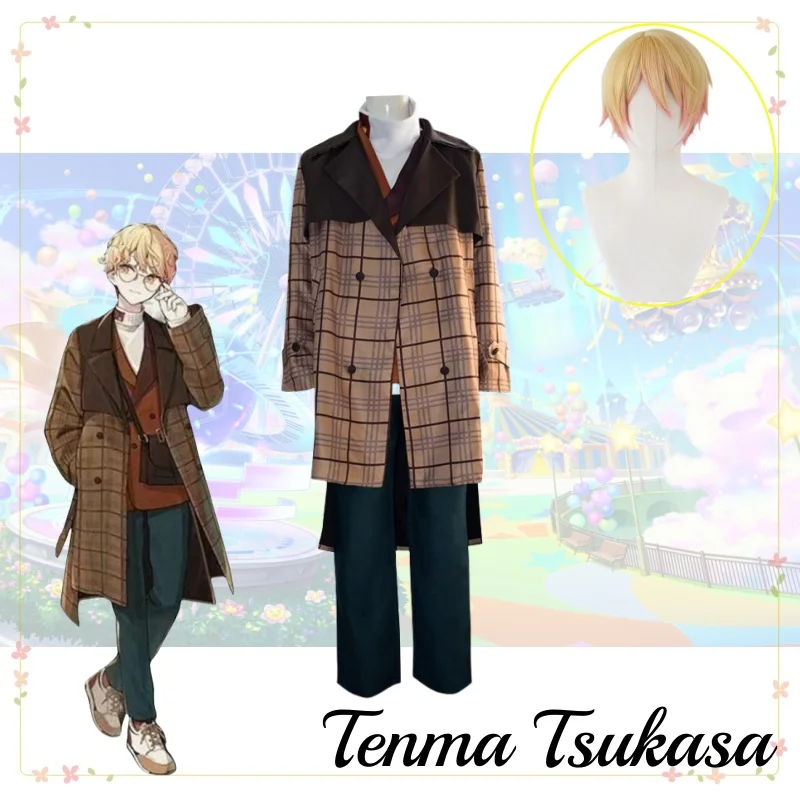 

Tenma Tsukasa Project Sekai Colorful Stage Косплей Wonderlands Showtime Косплей Костюм Одежда Парик Униформа Косплей Сцена