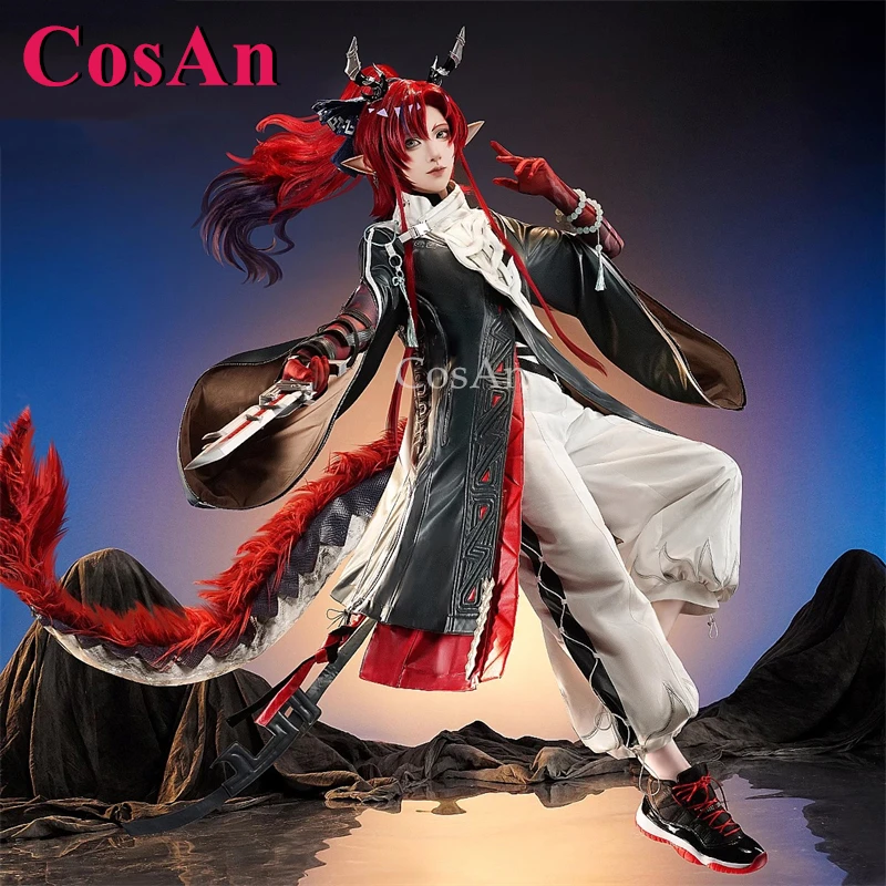 

CosAn Game Arknights Yu костюмы для косплея милая элегантная великолепная боевая форма женская одежда для ролевых игр на Хэллоуин S-XL