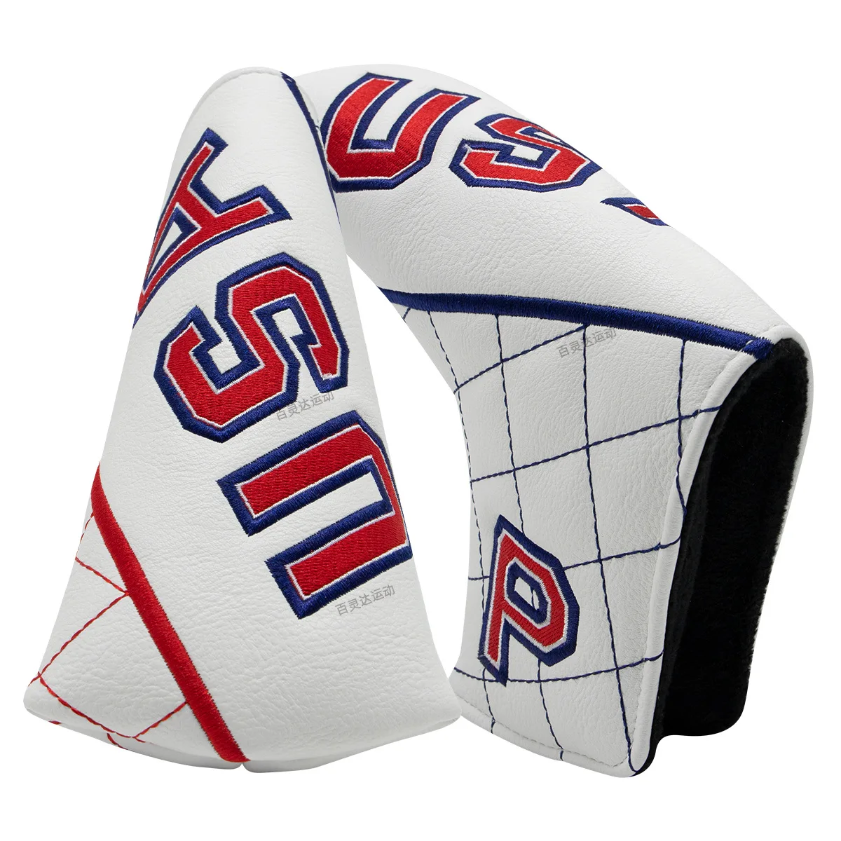 USA Made Golf Wooden Rod Cover PU Semicircle Right Angle Iron Push Rod Cover for Golf Training