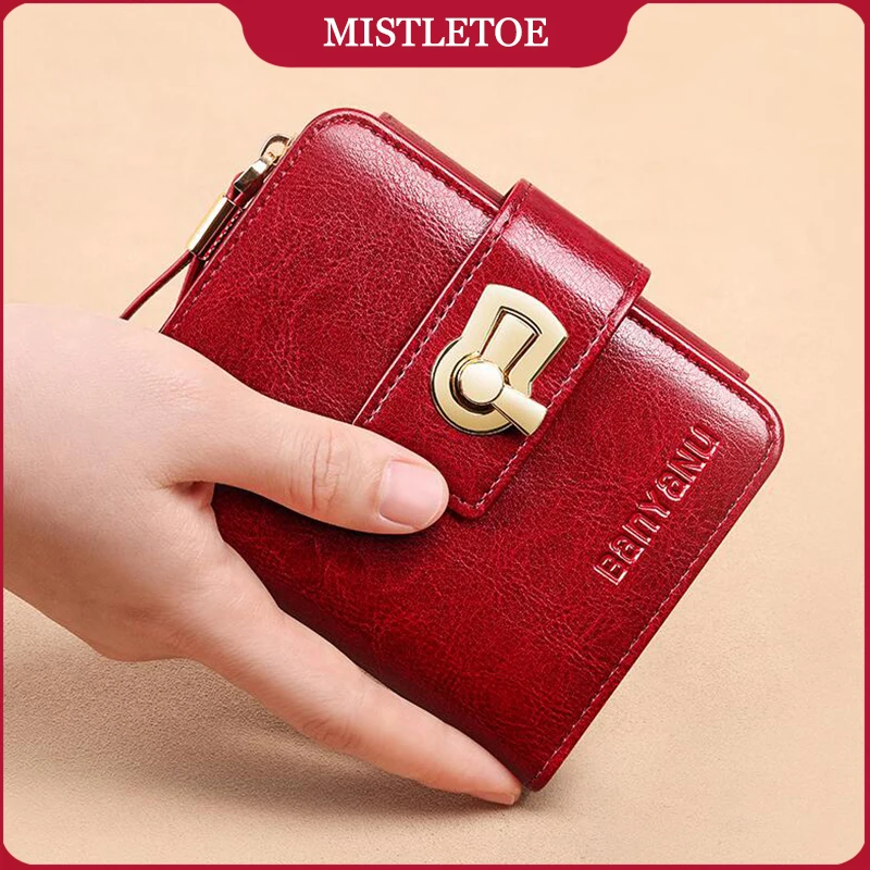 

Special Design Women Wallet Fashion Small Zipper Card Coin Bag Large Capacity Genuine Leather Purse for Girl Birthday Gifts