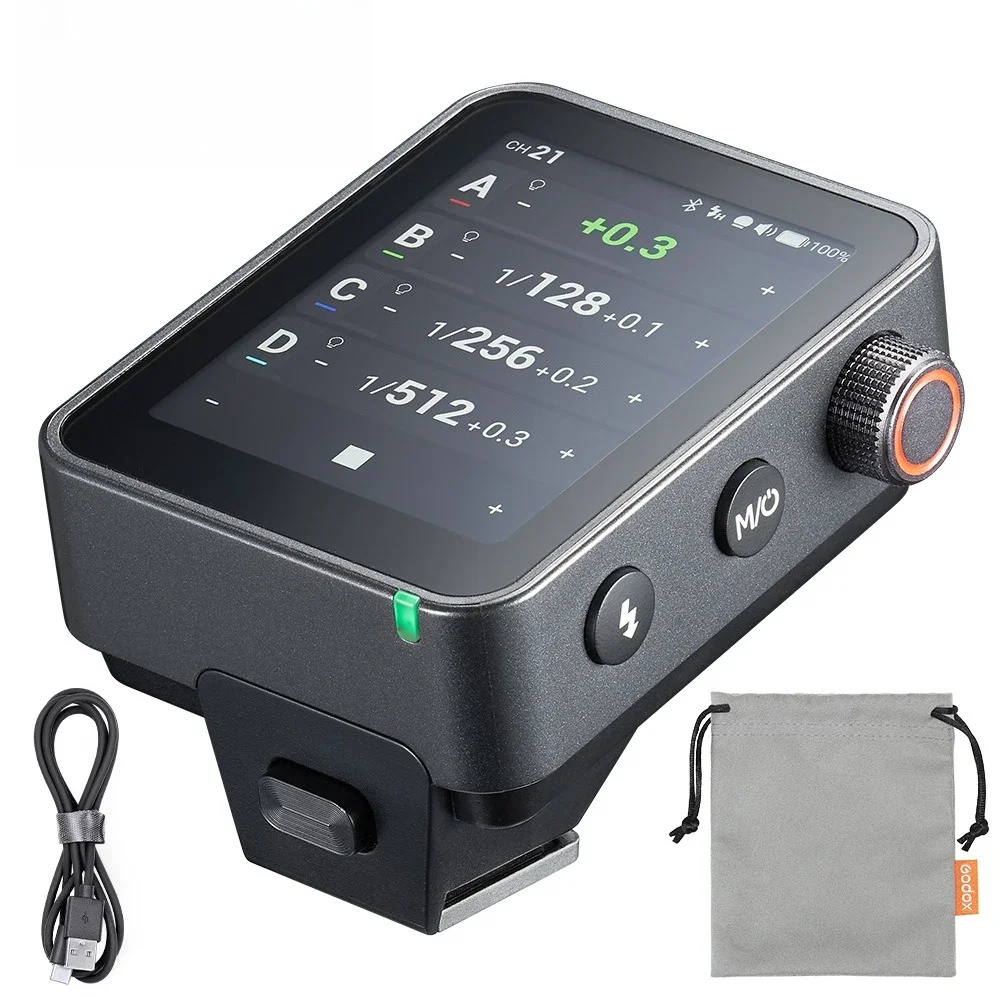 PRO high definition touch screen wireless trigger TTL high speed synchronization built-in lithium battery transmitter