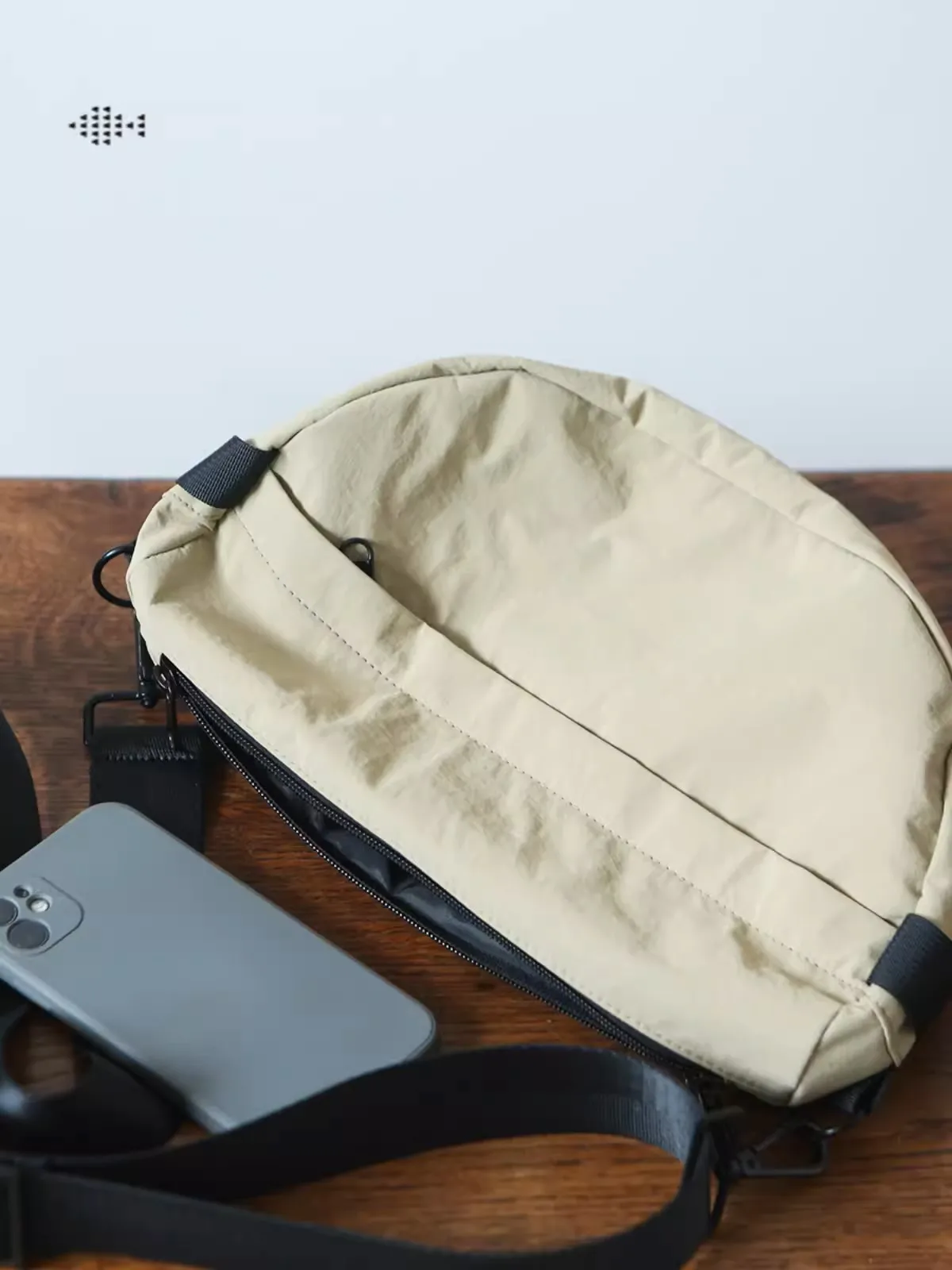 LANSPACE-Bolso cruzado informal de nailon para hombre, bolso para teléfono móvil de diseñador de moda