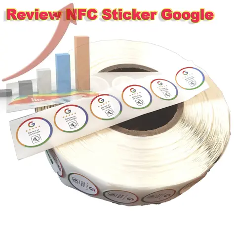 Autocollant NFC Boost Review, 10/50/100 pièces, autocollant NFC pour augmenter vos avis, Google Tap To Review cartes, étiquette NFC