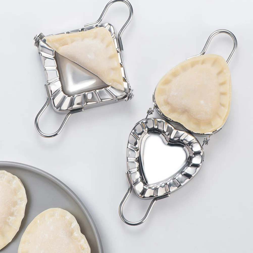 

1pc Stainless Steel Dumpling Mold Heart-Shaped Wrapper Tool For Dumplings Wontons Ravioli Press Baking Kitchen Cooking Tool
