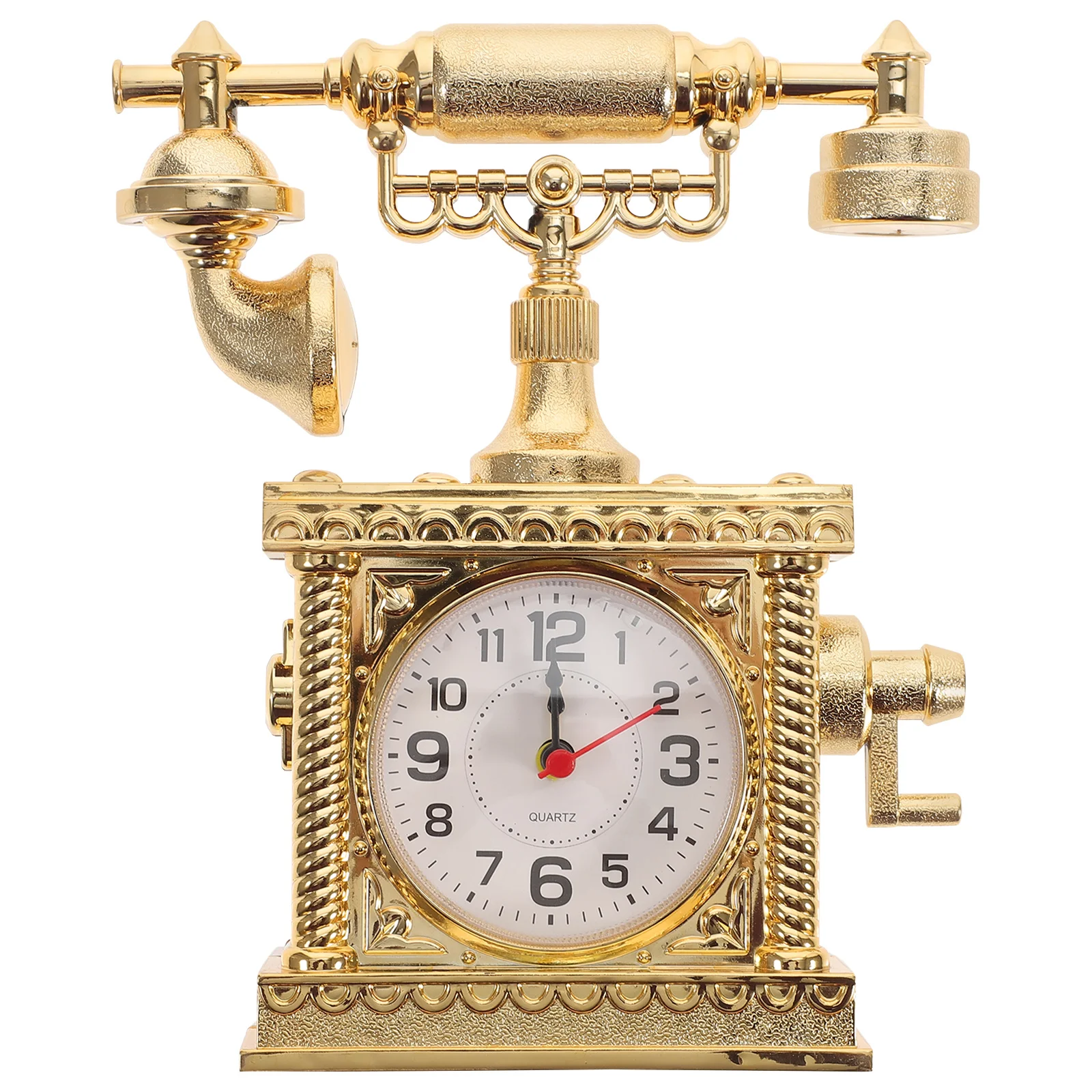 

Mini Electronic Alarm Clock Multifunctional Decorative Bedside Clock For Bedroom Living Room Desktop Home Use Small Space Saving