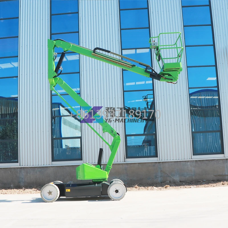 16m 18m Telescopic Towable Self Propelled Articulated Cherry Picker Spider Boom Lift Aerial Work Platform