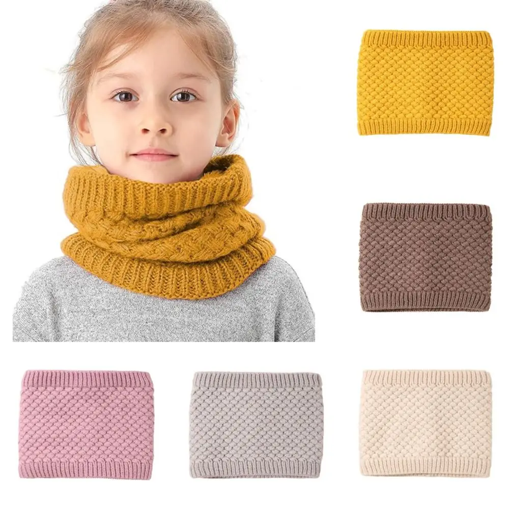 Fleece Lined Kids Neck Warmer Cold Weather Warm Neck Gaiter Face Scarf Windproof Winter Children Ski Face Mask Cover