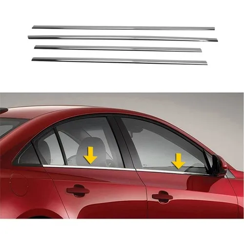 

For Alfa Romeo 156 Chrome Window Frame Trim 1997-2007 P. Steel