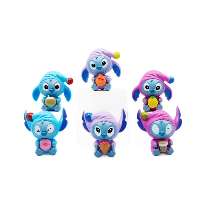 Schlümpfe Stich Blind Box Sammlung Süße Frucht Stil Auto Modell Ei Spielzeug Zufällige Desktop Ornament Geschenk