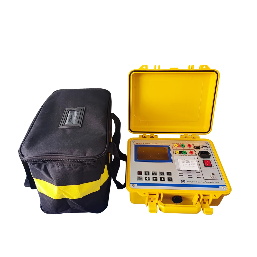 NEW ZW1603 3 Phase Automatic Transformer Turn Ratio Vector Group Rate TTR Tester with 1 Year Warranty for Sale