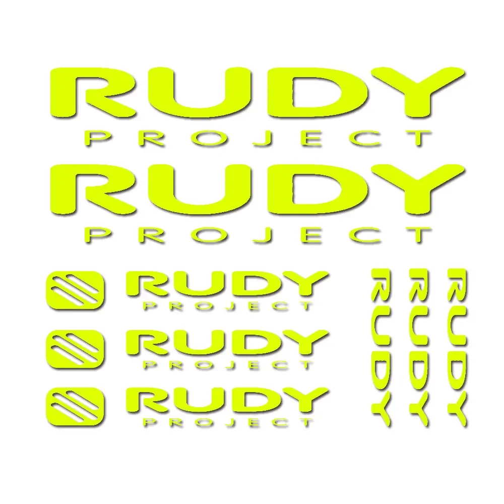 For RUDY PROJECT Vinyl Decals Stickers Set Bike Frame Cycle Cycling Bicycle Helmet