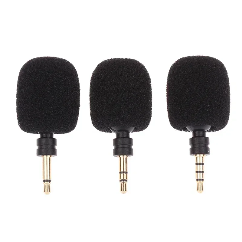 Portable Mini Microphone Mic 3.5MM Aux Mono / Stereo / 4 Pole Metal Capacitance Microphone For Laptop PC Smartphone