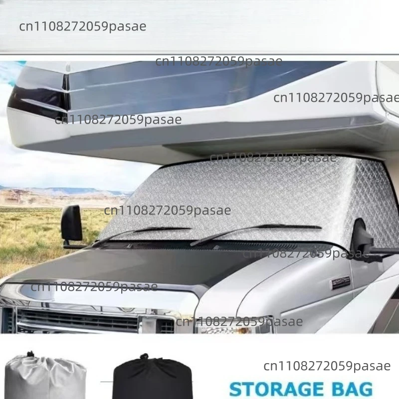 RV Windshield Cover Motorhome, RV Windshield Window Snow Cover for Ice and Snow Front Wind