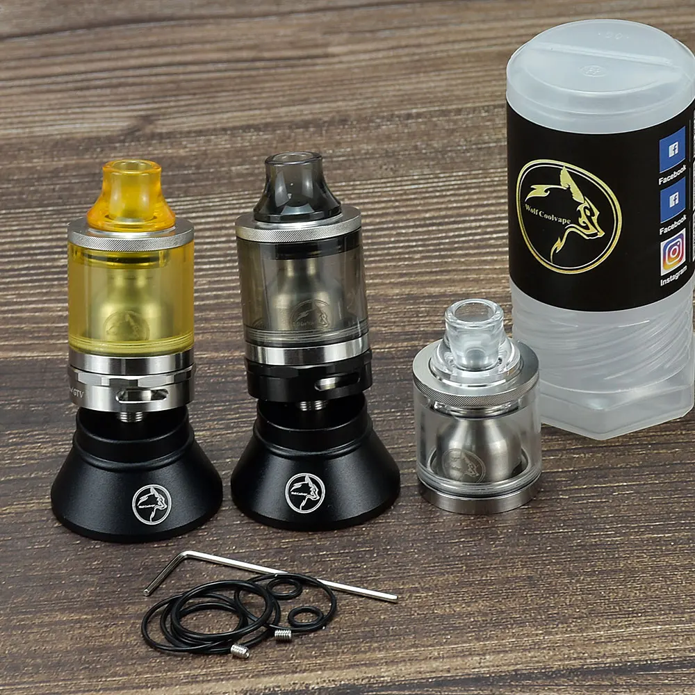 Taifun GT5 RTA 25mm Typhoon GTV Style Atomizer 6ml VAPE 316SS Vaporizer rta tank Atomizer vs Taifun gtr gt4 Vape Tank RTA