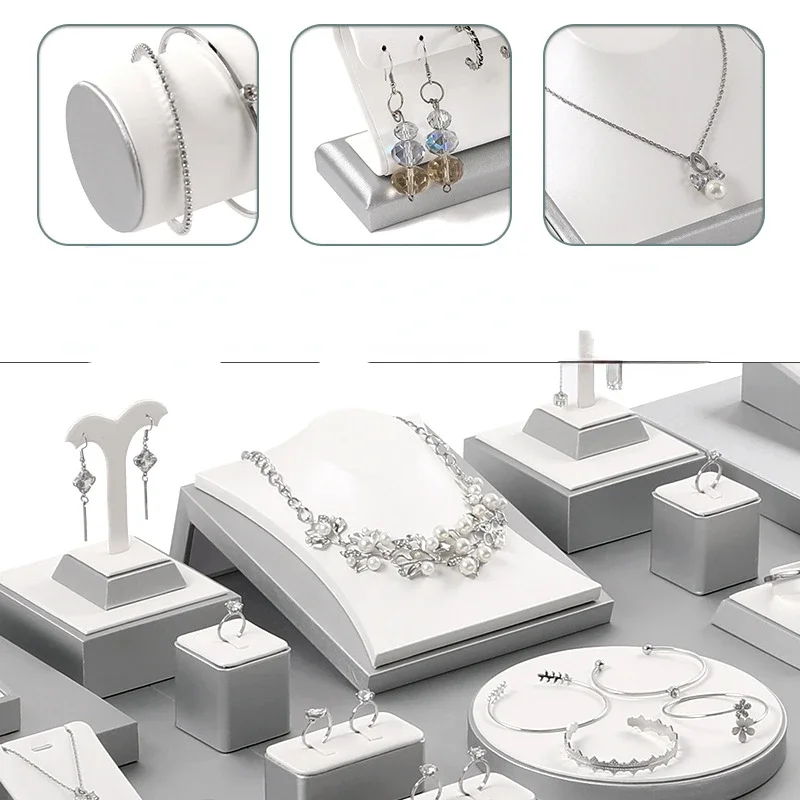 High end Jewelry Display Set window Props Necklace Ring Earrings Bracelet Showcase for Jeweler live broadcast Shows Storage