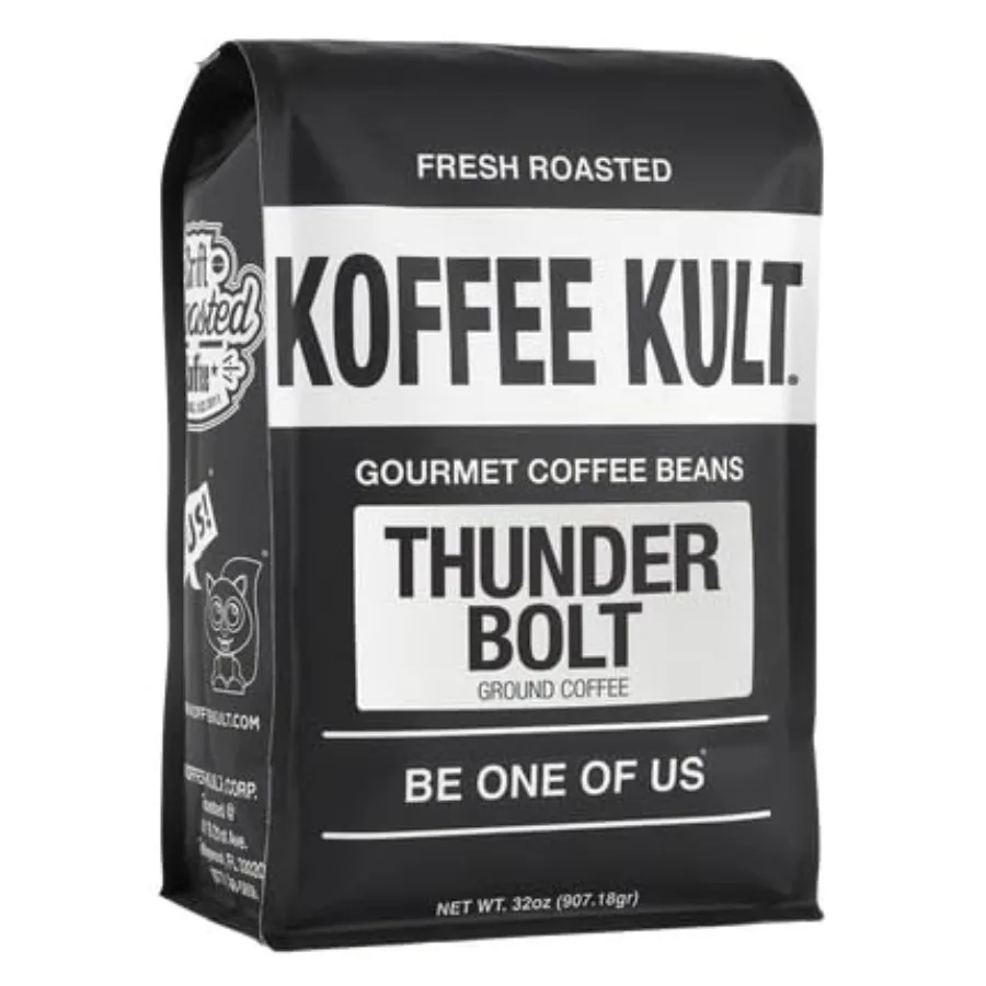 

Koffee Kult Coffee Ground Our Darkest Roast Grinded 100% Robust Blend of n And Grinds Ground