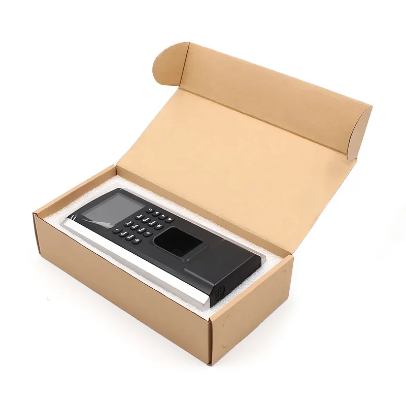 Sistem Kontrol Akses Sidik Jari dan Absensi Mesin All-in-one untuk Kantor, Kunci Magnetik Pintu Kaca dengan Kata Sandi dan Set Pintu Putar