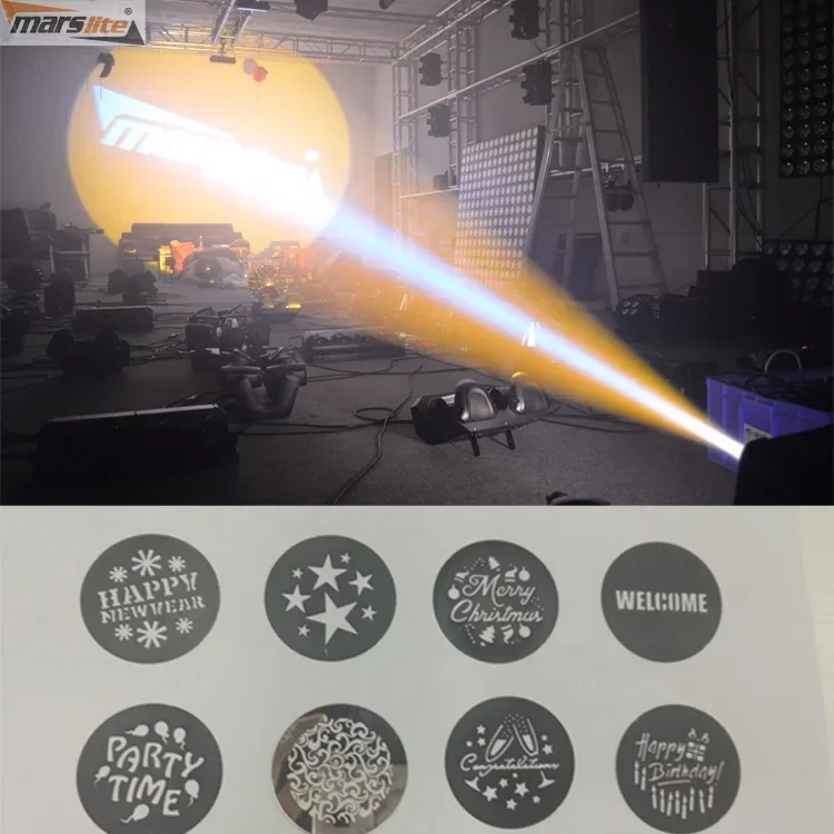 Gorąca sprzedaż 2025 Marsite LED Oświetlenie Reklamowe 80W LED Projektor Logo Ślubne Projektor Gobo