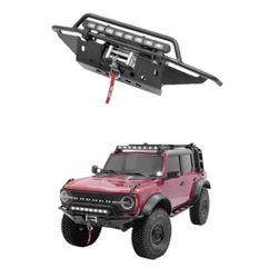 Przedni zderzak ze stopu dla Traxxas trx4 2021 ford bronco 1/10 gąsienica RC cześć zapasowa ciężarówki