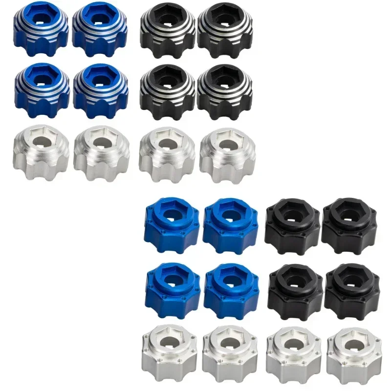 4 Uds. Adaptador hexagonal de rueda de Metal para neumáticos de 3,8 "8x32 a 17mm PRO 635300   Para piezas de mejora de neumáticos de rueda serie PL Proline de 1/8 y 3,8 pulgadas