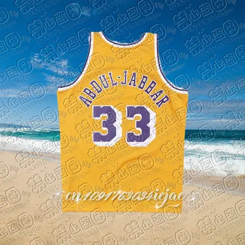 1984/85 Hardwood Classics Player Jersey Gold/Purple/White/Red/Blue 1988 Basketball Tops NBA MVP FMVP The All-Time Leading Scorer