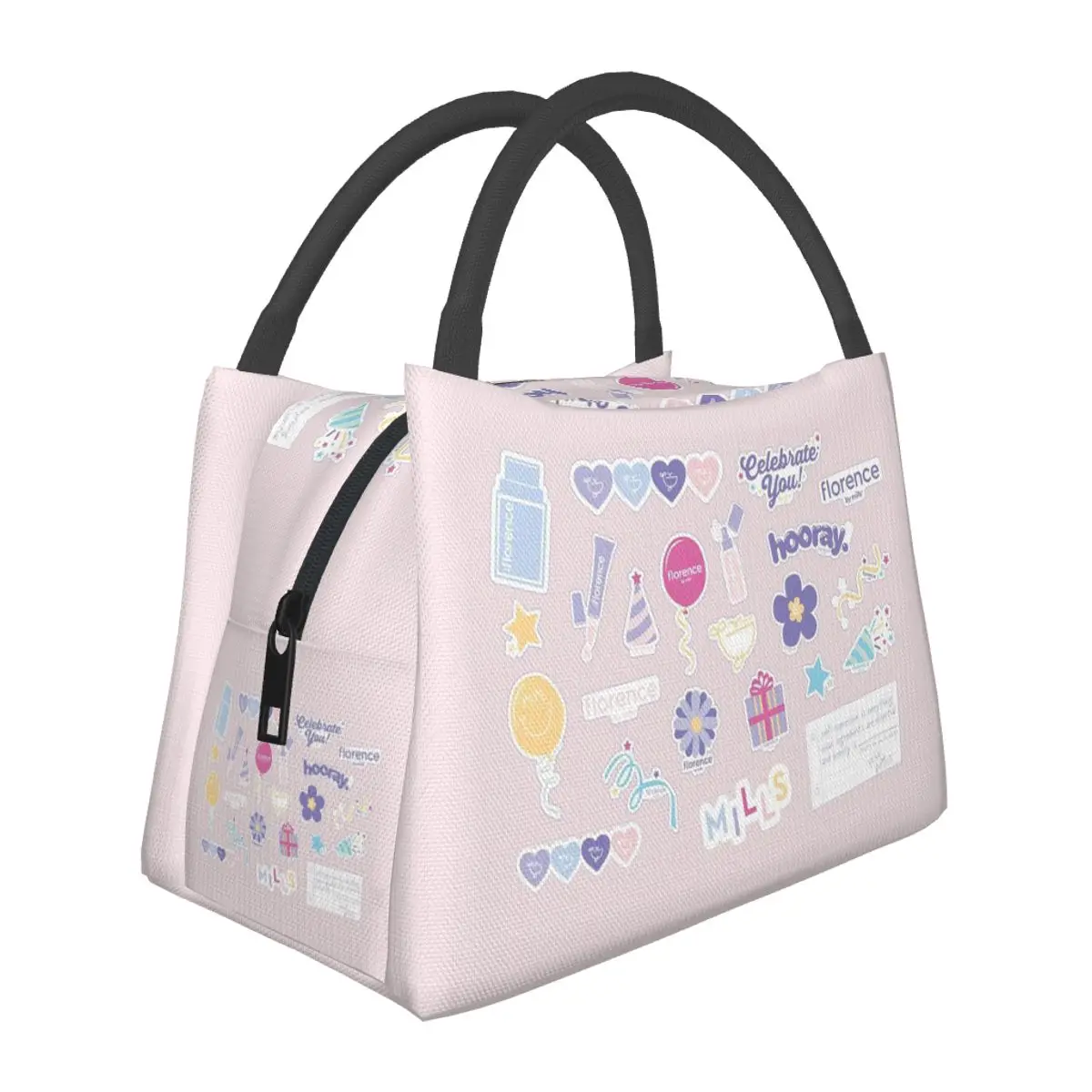 Bolsa térmica para el almuerzo Florence By Mills Millie Bobby Brown, para la escuela, cajas de almacenamiento de alimentos tipo bento, bolsa térmica para el almuerzo