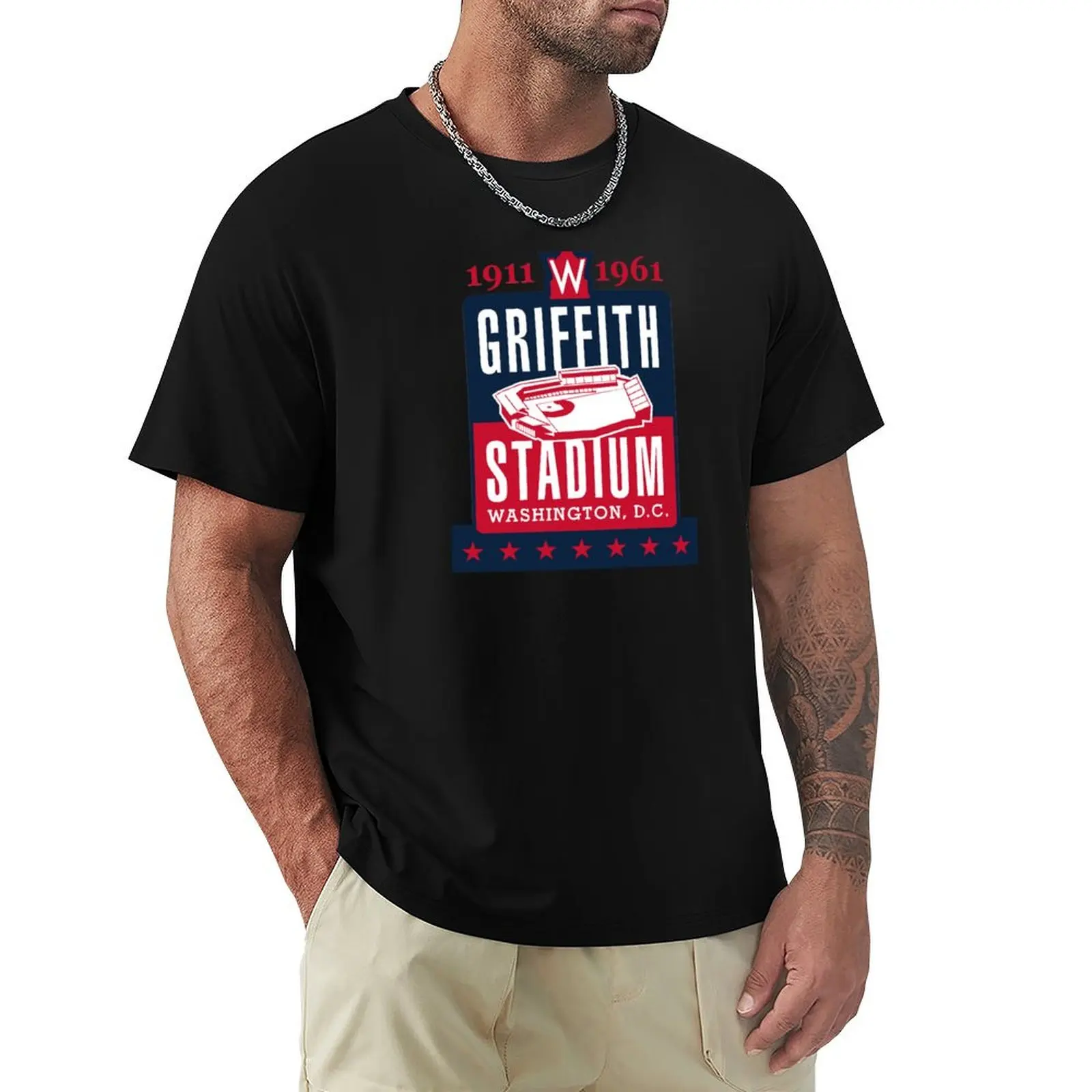 

Griffith Stadium T-Shirt luxury designer graphics luxury t-shirt mens t shirt