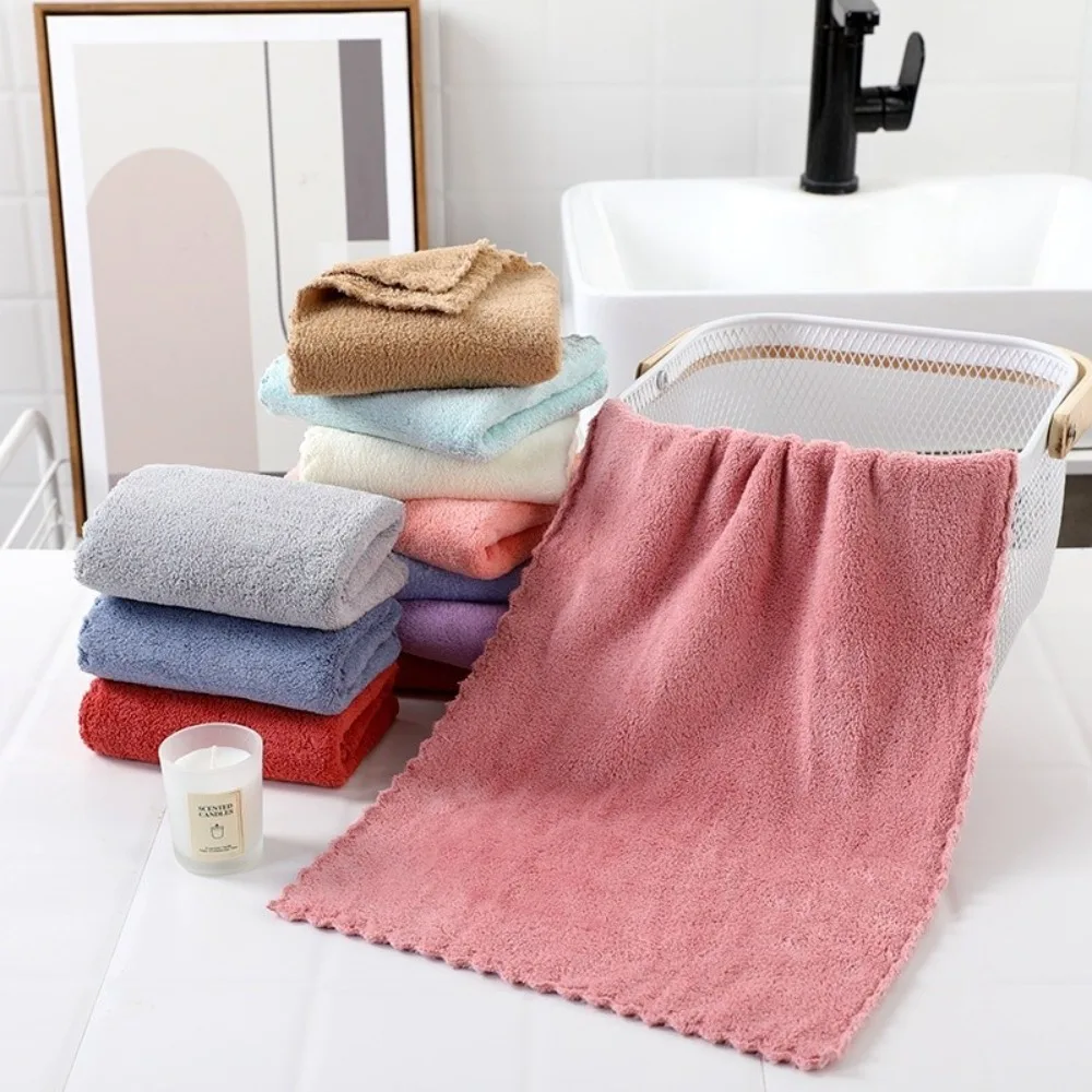 Durable Soft Coral Velvet Towels Coral Fleece Thickened Super Soft Towels Absorbent Soft Absorbent Towel