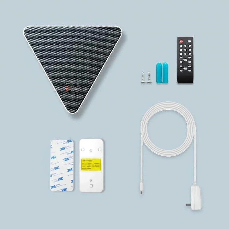 

Multifunctional Bluetooth Speaker Wall Mounted Audio System Home Indoor Non Porous Walls Bedrooms Sho